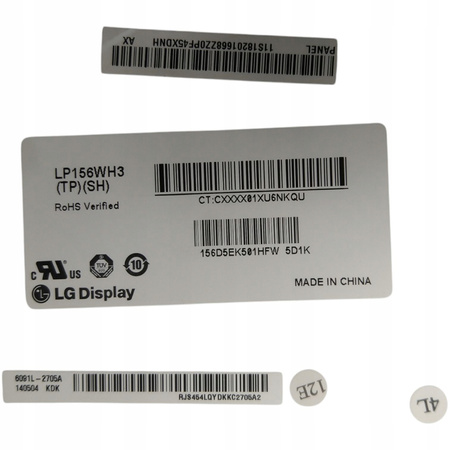 Matryca LG LP156WH3(TP)(SH) 15,6" 1366x768px