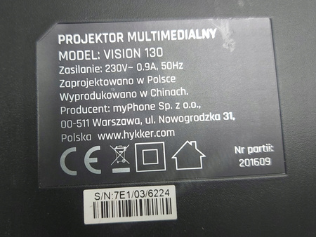 Projektor Hykker Vision 130