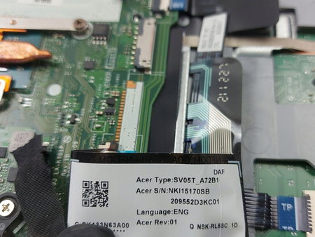 Płyta główna laptopa Acer Extensa 15 EX126-32-C8DC GH5JJ/GH7JJ LA-K701P REV