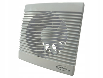Wentylator łazienkowy ścienny airRoxy 01-011 WYŁĄCZNIK CZASOWY 150FI 20W