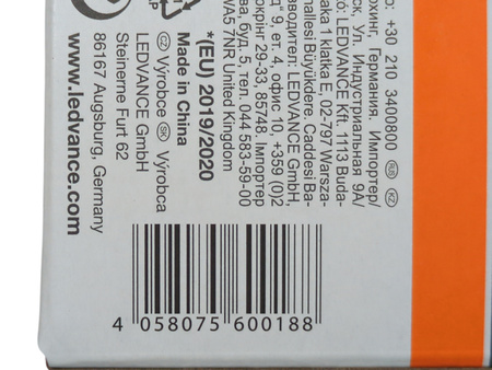 Zestaw 9 żarówek LED OSRAM VALUE PAR16 GU10 827 6,9W=80W 575lm 2700K ciepła