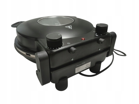 Elektryczny piec do pizzy HEIDENFELD AM-25753 1200 W 400°C Czarny