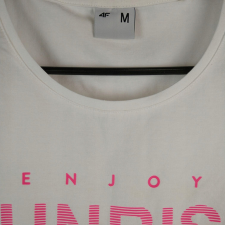 T-Shirt Damski 4F Rozmiar M BIAŁY