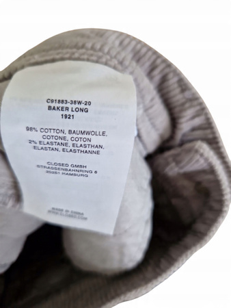 Spodnie damskie Closed (brak rozmiaru na metce)