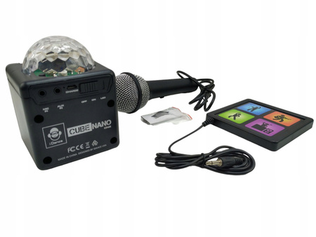 GŁOŚNIK + MIKROFON KARAOKE iDance Cube Sing 200