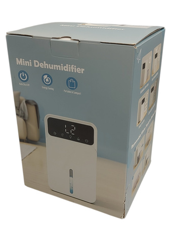 Osuszacz powietrza z ekranem LCD timer 12H D1A biały