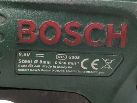 Wiertarko-wkrętarka akumulatorowa Bosch PSR 960 9,6V 10mm NiCd