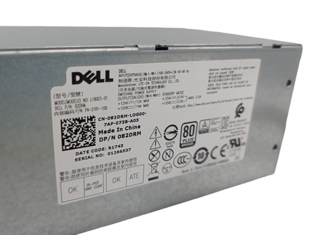 Zasilacz komputerowy DELL L180ES-01 do Optiplex 3050 SFF