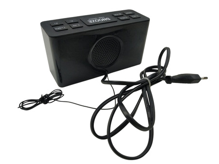 RADIOBUDZIK DARTEL RB-02 DUŻE CYFRY KOLOR CZARNY