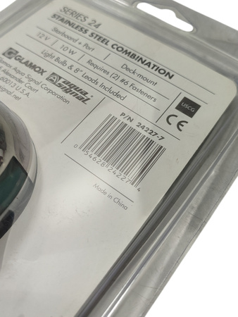 Lampa pokładowa do montażu na burcie AQUA SIGNAL NAVIGATION SERIES 24