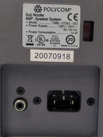 SUBWOOFER POLYCOM VTX