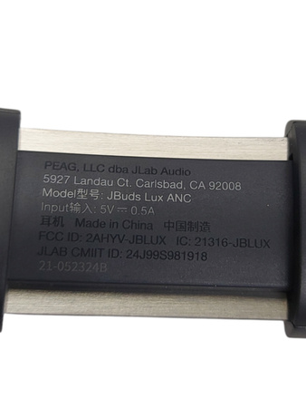 Słuchawki bezprzewodowe nauszne JLab JBuds LUX ANC Wireless Czarne