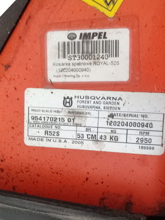 Kosiarka spalinowa Husqvarna R52S