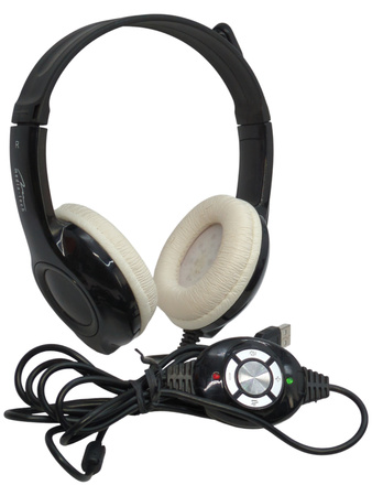Słuchawki nauszne z mikrofonem Media-tech Epsilon USB MT3573