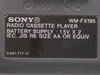 Walkman Sony WM-FX195