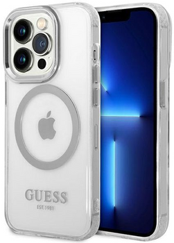Etui Guess Metal Outline MagSafe do iPhone 14 Pro