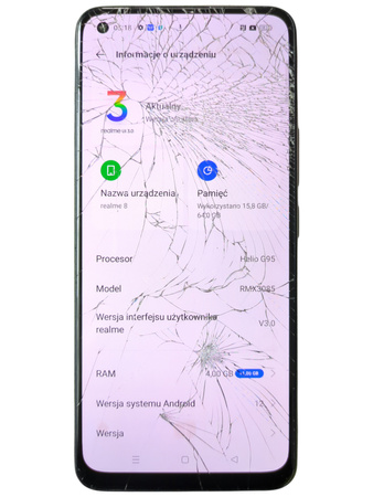 Smartfon Realme 8 RMX3085 4/64GB Super AMOLED 64MP 5000mAh