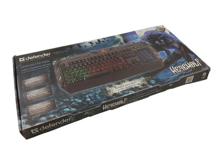 Klawiatura przewodowa Defender Werewolf GK-1200DL podświetlana