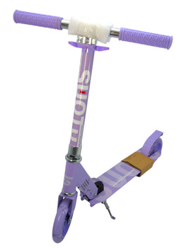 Hulajnoga dziecięca Suotu Rockroad ze świecącymi kółkami Fioletowa