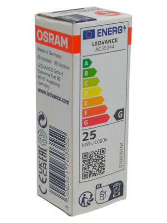 Żarówka halogenowa Osram G9 Halopin Oven 25W 230V piekarnik