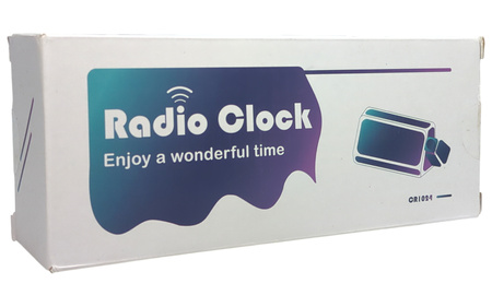 Radio projekcyjne CR1024 FM budzik LCD USB sieciowo-bateryjne