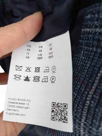 MARYNARKA MĘSKA HUGO BOSS ROZMIAR 48