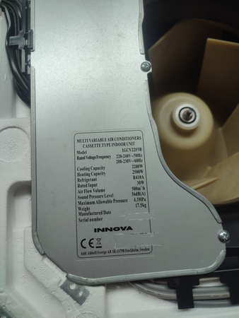 Jednostka kasetonowa Innova IGCV22F5B 2.2kW / 2.5kW