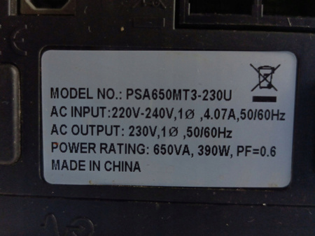 Zasilacz awaryjny UPS Emerson Liebert PSA650MT3-230U 650VA 390W