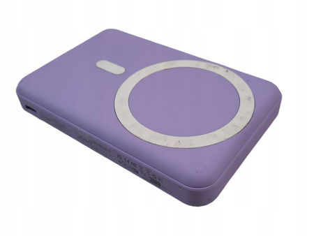 Powerbank 10 000 mAh składany magnetyczny AOGUERBE KT-D009 FIOLETOWY