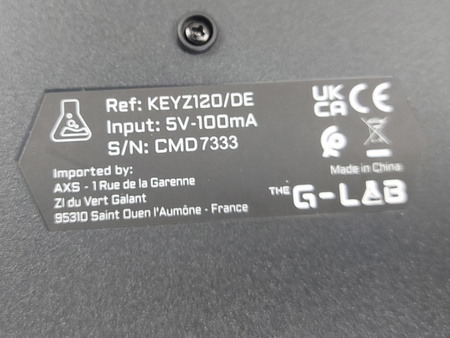 THE G-LAB Combo Argon E – Zestaw Gamingowy 4 w 1 QWERTZ