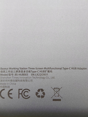 STACJA DOKUJĄCA BASEUS BS-HUB002 |USB C|HDMI|USB A|RJ45|Hub USB Baseus