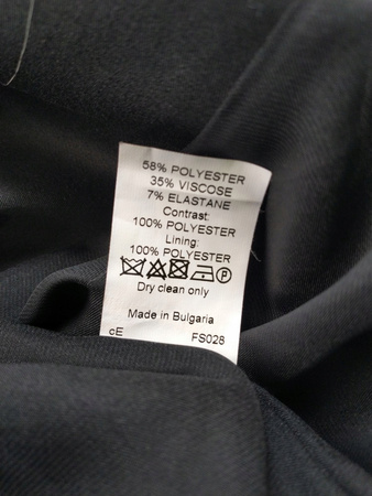 ŻAKIET DAMSKI RIVER ISLAND ROZMIAR 34 CZARNY