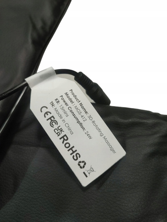 Masażer SHIATSU szyi pleców i ramion PODGRZEWANY