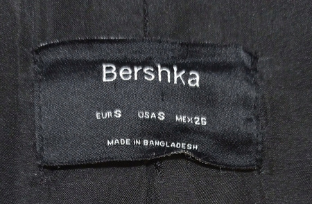 PŁASZCZ DAMSKI | BERSHKA | ROZMIAR S | RÓŻOWY