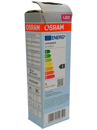 Żarówka Świetlówka LED 7W 770lm 4000K Neutralna G24d-2 DULUX OSRAM