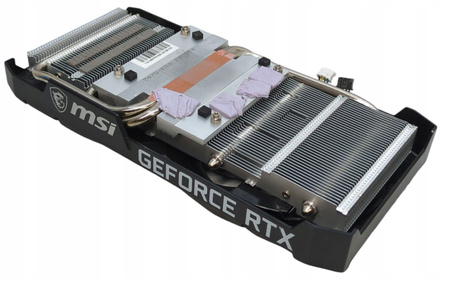 Chłodzenie karty graficznej NVIDIA MSI RTX 3060 Ventus 2X