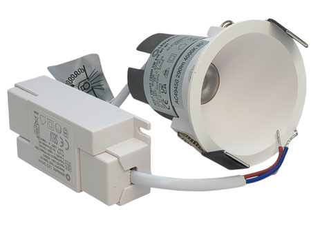 Oprawa Podtynkowa LED Sufitowa Punktowa Wpuszczana 5W 4000K 70mm Oczko Spot