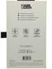 Oryginalne etui Plecki do  Iphone 14 Pro Max Karl Lagerfeld Liquid Silicone czarny