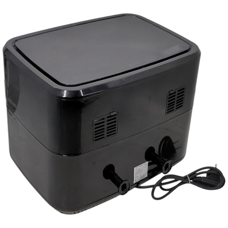 Frytkownica Emerio AF-126672.4 podwójna 9L 2400W czarna