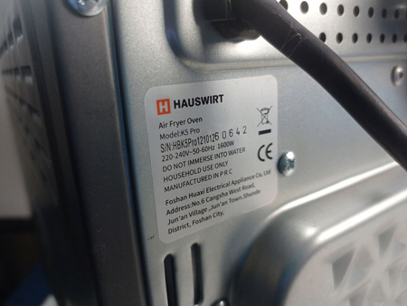 Hauswirt K5 Pro Mini piekarnik 1600W 25l