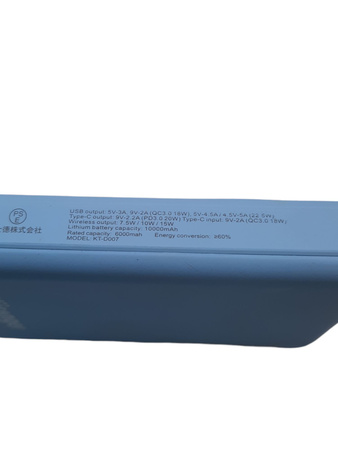 Powerbank Yiisonger KT-D007 10000mAh z wbudowanymi kablami