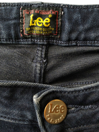 SPODNIE JEANS DAMSKIE LEE ROZMIAR 31/33 GRANATOWE