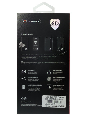 Szkło hartowane 6D Glass do Samsung Galaxy S23 Plus