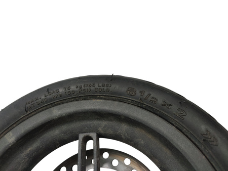 KOŁO Z OPONĄ I TARCZĄ 8 1/2X2 YT-060 8,5 HULAJNOGI MOTUS