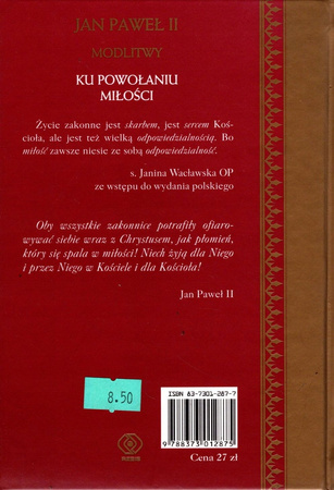 Modlitwy. Tom 4. Ku Powołaniu Miłości