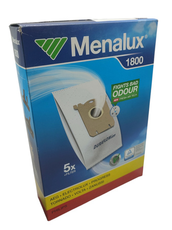Worki do odkurzaczy z filtrem Menalux 1800 Duraflow x5