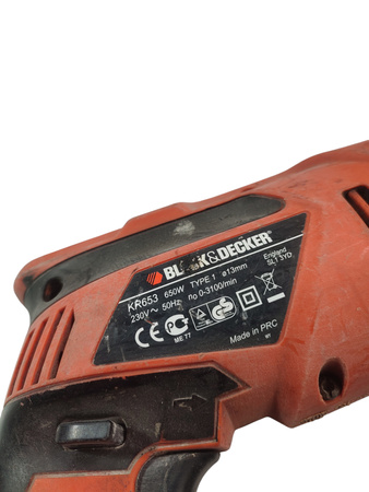 Wiertarka udarowa sieciowa KR653 650W Black&Decker