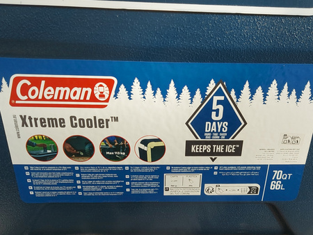 LODÓWKA TURYSTYCZNA PRZENOŚNA NA WKŁADY COLEMAN 70QT