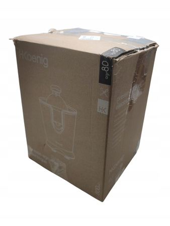 Sokowirówka wyciskarka do cytrusów Hkoenig AGR80 160 W Szary