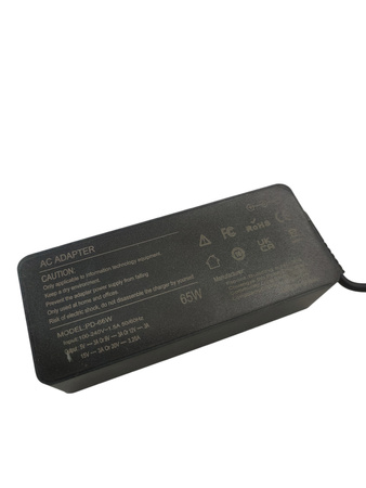 Zasilacz laptopowy z wtyczką USB-C AC Adapter DP-65W